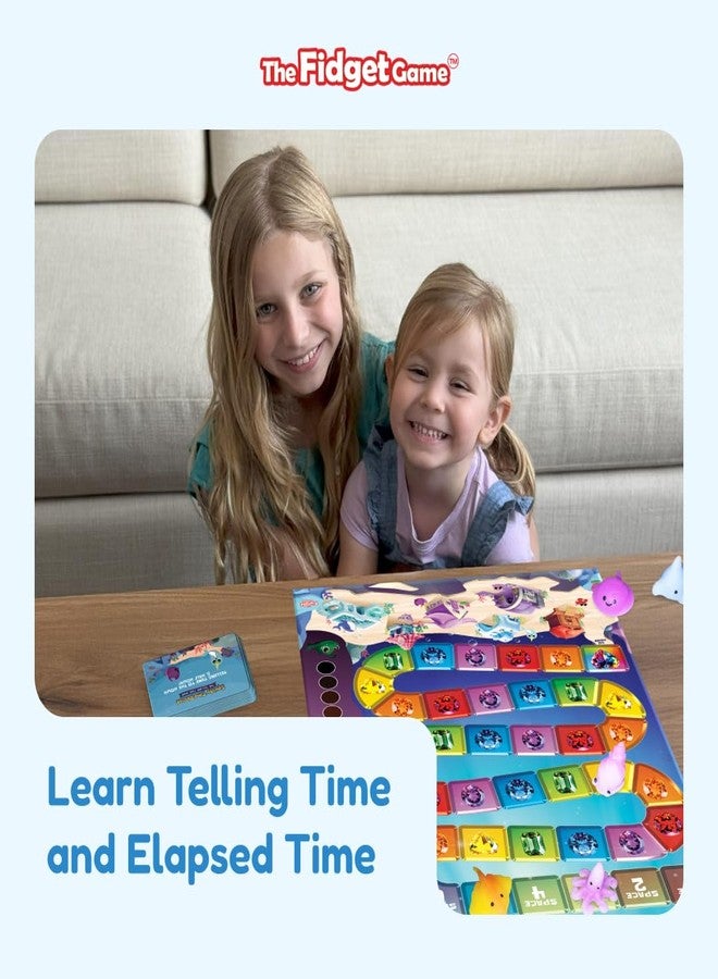 The Fidget Game Squishy Time Rescue - Telling Time Game for Kids Ages 6-11 | Multisensory Hands-On Learning Board Game with Manipulatives | Classroom Must Have for Grades 1-5 - Image 5